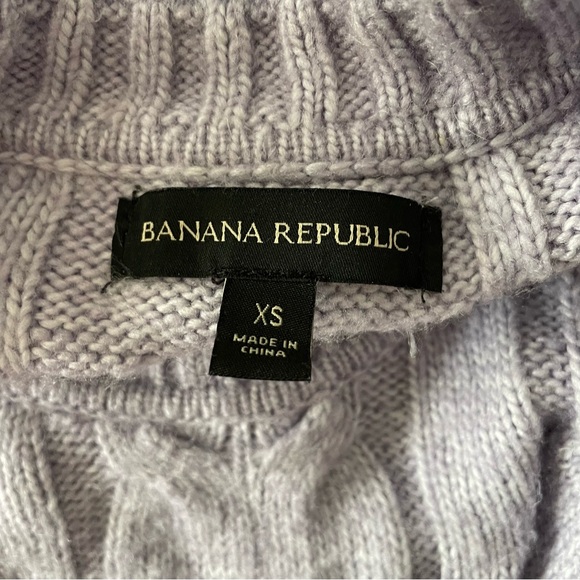 Banana Republic Lilac Cable Knit Sweater - Picture 5 of 6